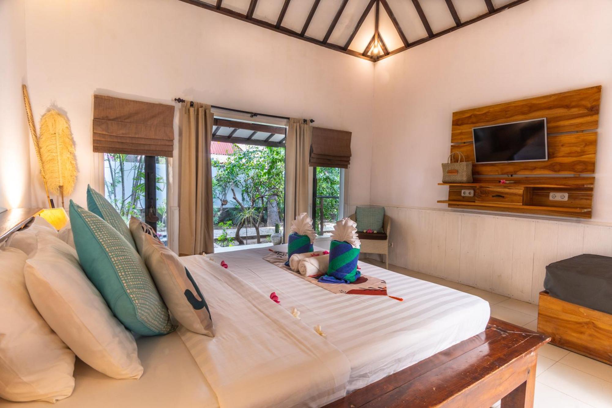 Bale Sampan Boutique Bungalows Quần đảo Gili Ngoại thất bức ảnh