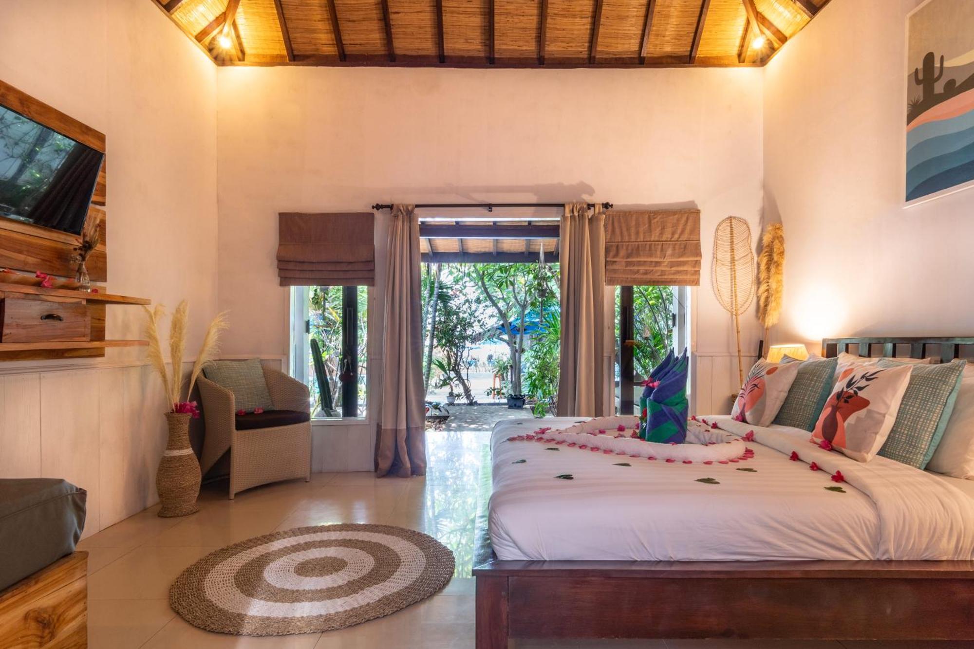 Bale Sampan Boutique Bungalows Quần đảo Gili Ngoại thất bức ảnh