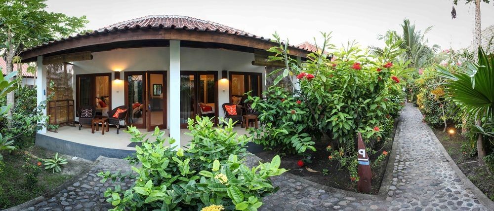 Bale Sampan Boutique Bungalows Quần đảo Gili Ngoại thất bức ảnh